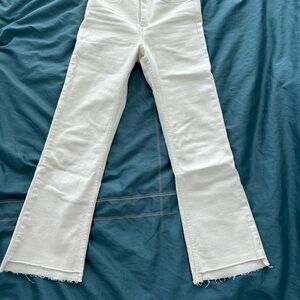 Zara white jeans